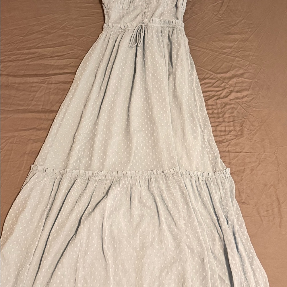 Patrons of Peace Light Blue Maxi Dress